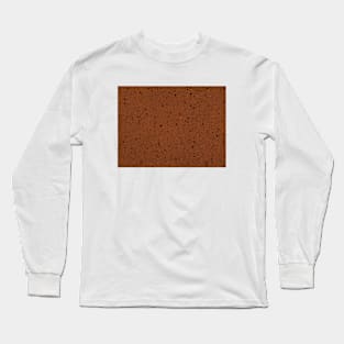 Brown Marble Texture Long Sleeve T-Shirt